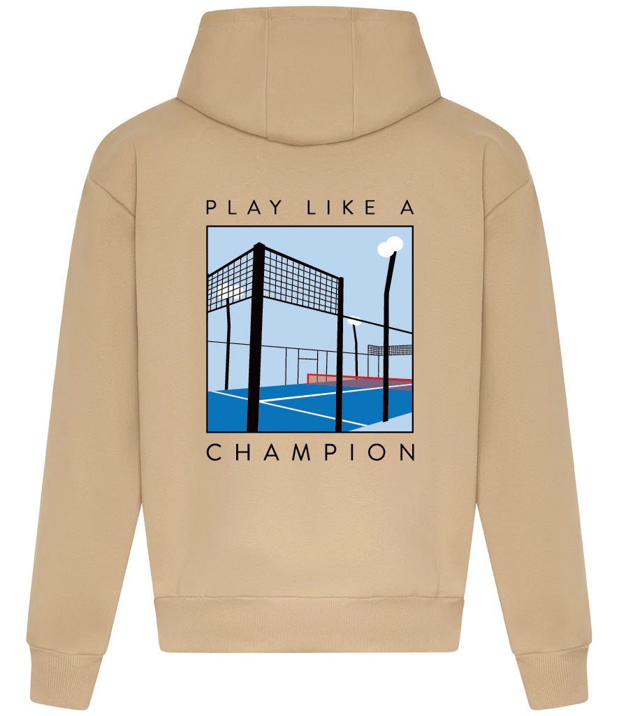PDH Padel Club Court Beige Hoodie