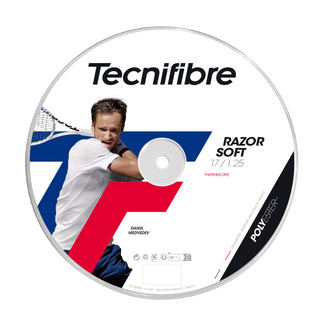 Tecnifibre Razor Soft 1.25 Tennis String Reel White