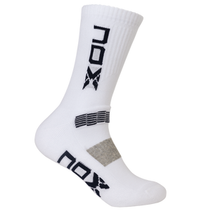Nox Mid-Calf Technical Socks - White Blue