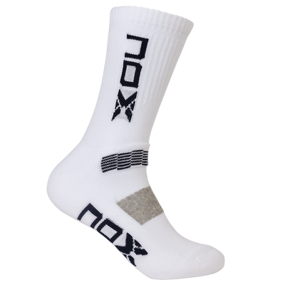 Nox Mid-Calf Technical Socks - White Blue
