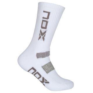 Nox Mid-Calf Technical Socks - White Grey