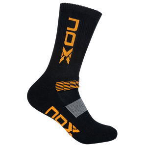 Nox Mid-Calf Technical Socks - Black Orange