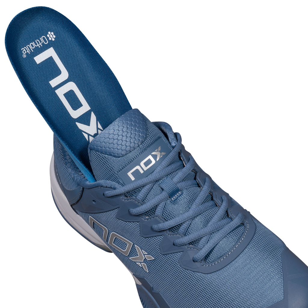 Nox Men's ML10 Hexa Padel Shoes Blue Silver