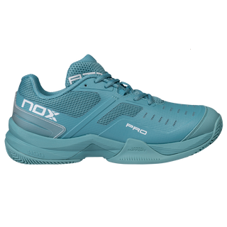 Nox Men's AT10 Pro Padel Shoes 26 Turquoise White