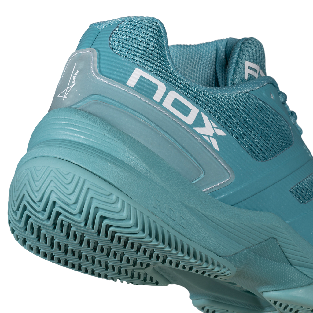 Nox Men's AT10 Pro Padel Shoes 26 Turquoise White
