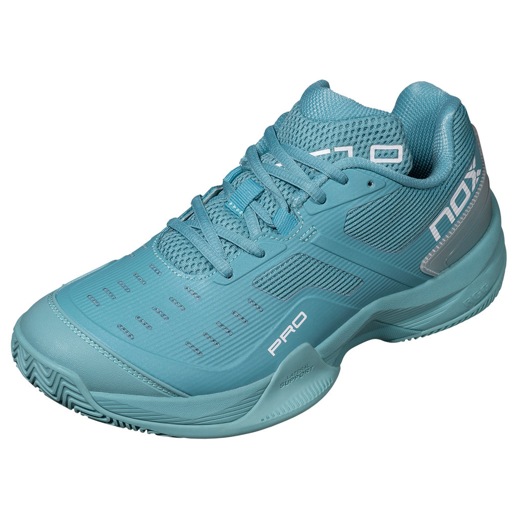 Nox Men's AT10 Pro Padel Shoes 26 Turquoise White