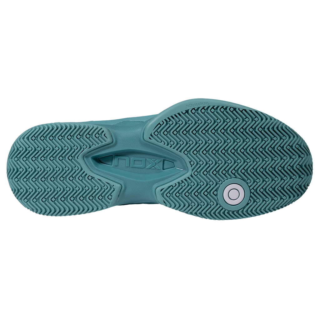 Nox Men's AT10 Pro Padel Shoes 26 Turquoise White