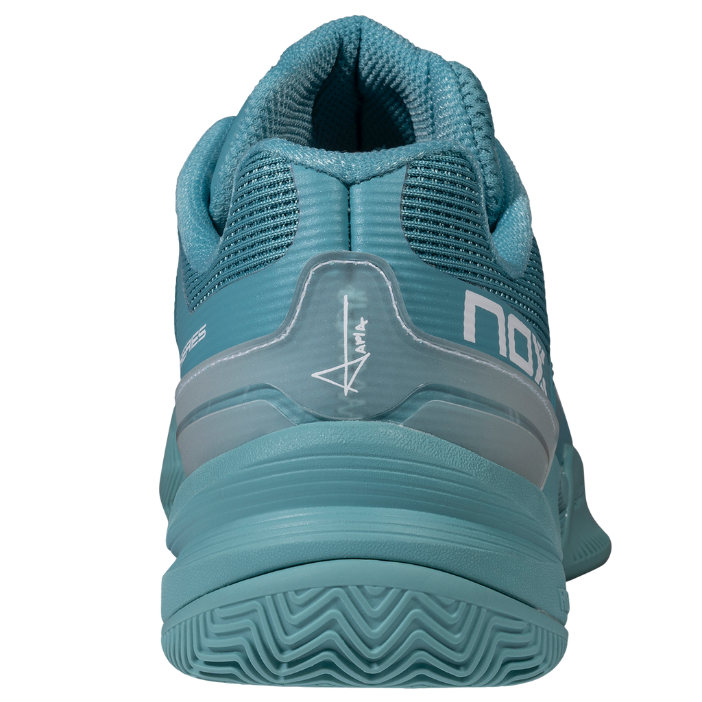 Nox Men's AT10 Pro Padel Shoes 26 Turquoise White