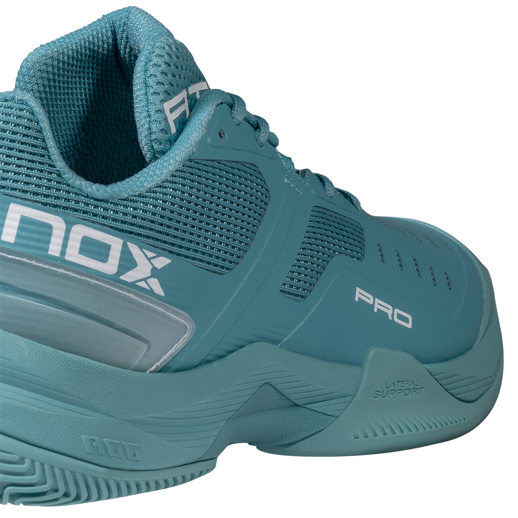 Nox Men's AT10 Pro Padel Shoes 26 Turquoise White