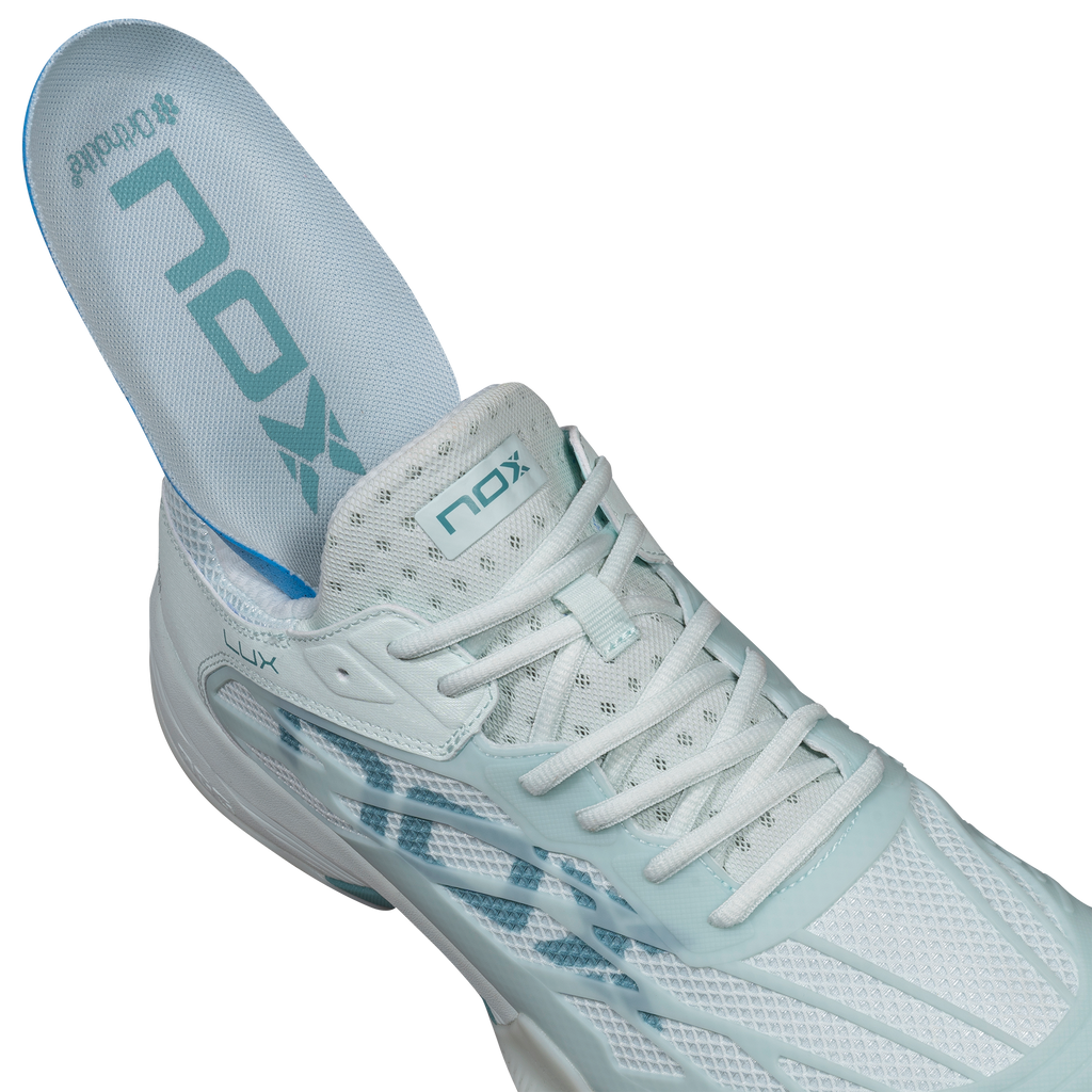Nox Women's AT10 Lux Padel Shoes 26 Morning Mist Turquoise