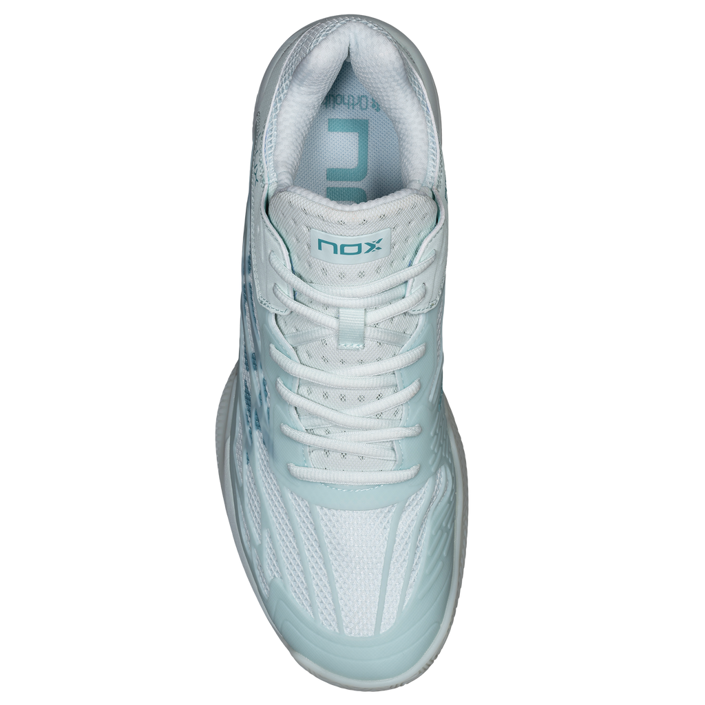 Nox Women's AT10 Lux Padel Shoes 26 Morning Mist Turquoise
