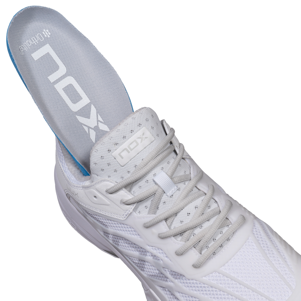 Nox Men's AT10 Lux Padel Shoes 26 White Grey