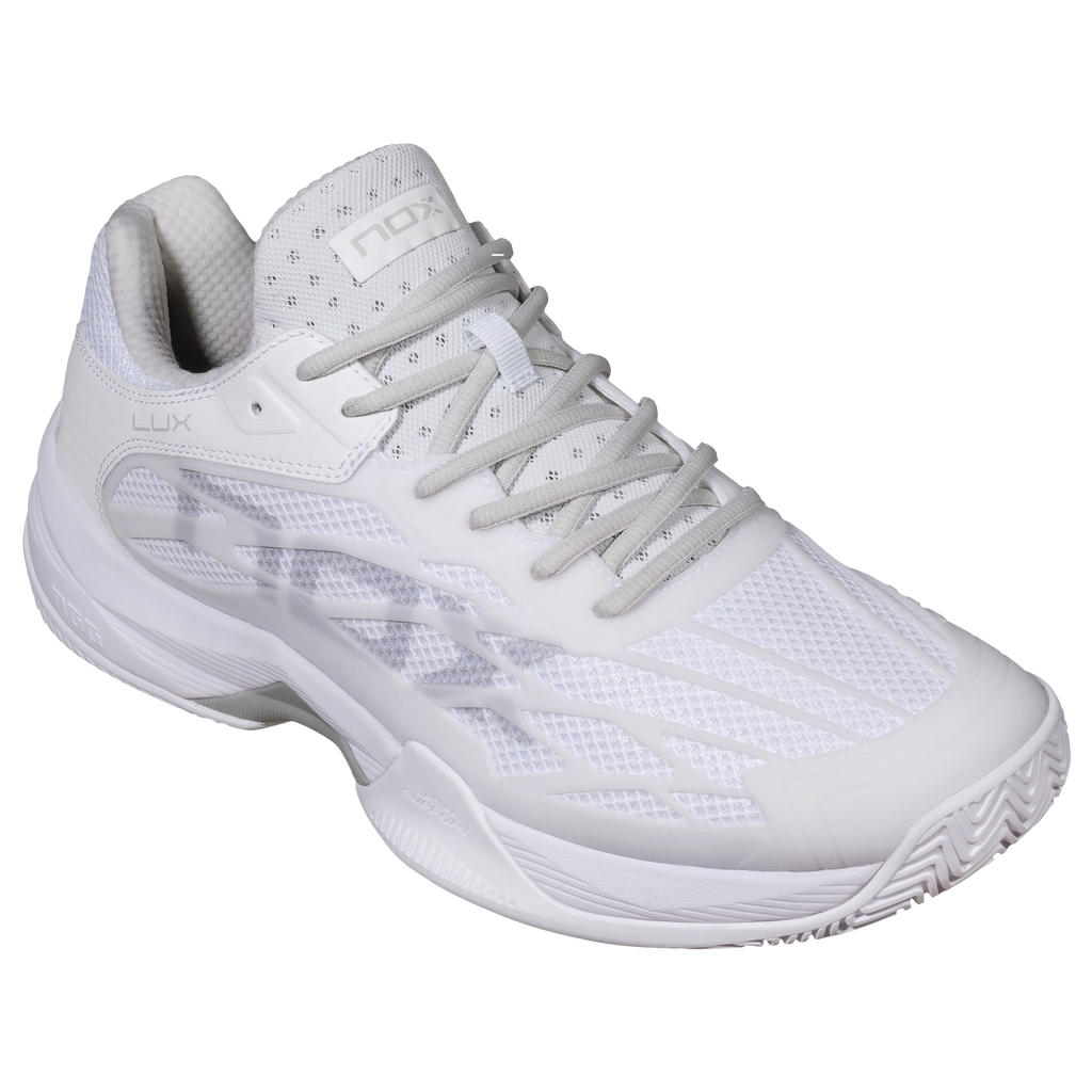 Nox Men's AT10 Lux Padel Shoes 26 White Grey