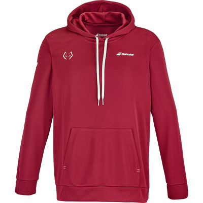 Babolat Men's Padel Hood Sweat Lebron Red Dahlia