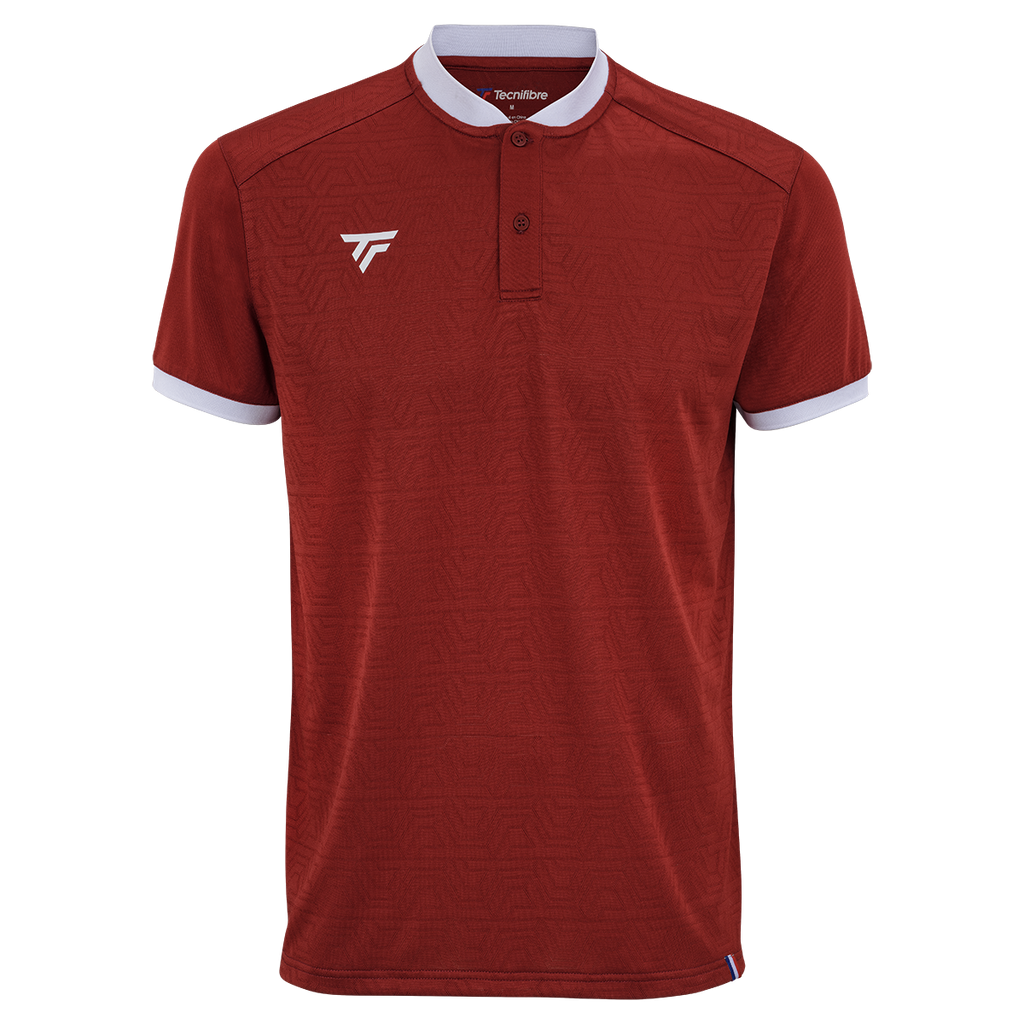 Tecnifibre Men's Team Mesh Polo Cardinal