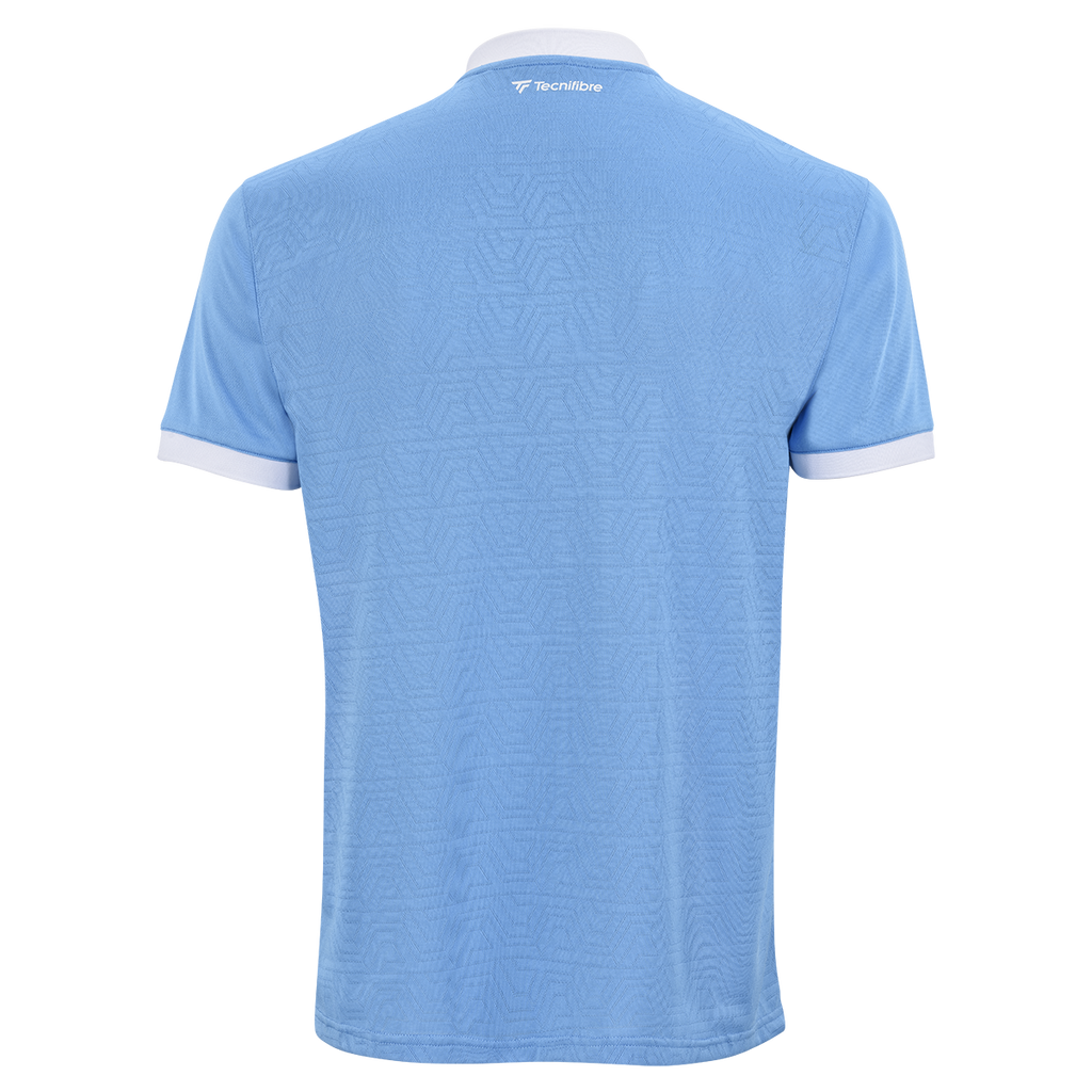 Tecnifibre Men's Team Mesh Polo Azur