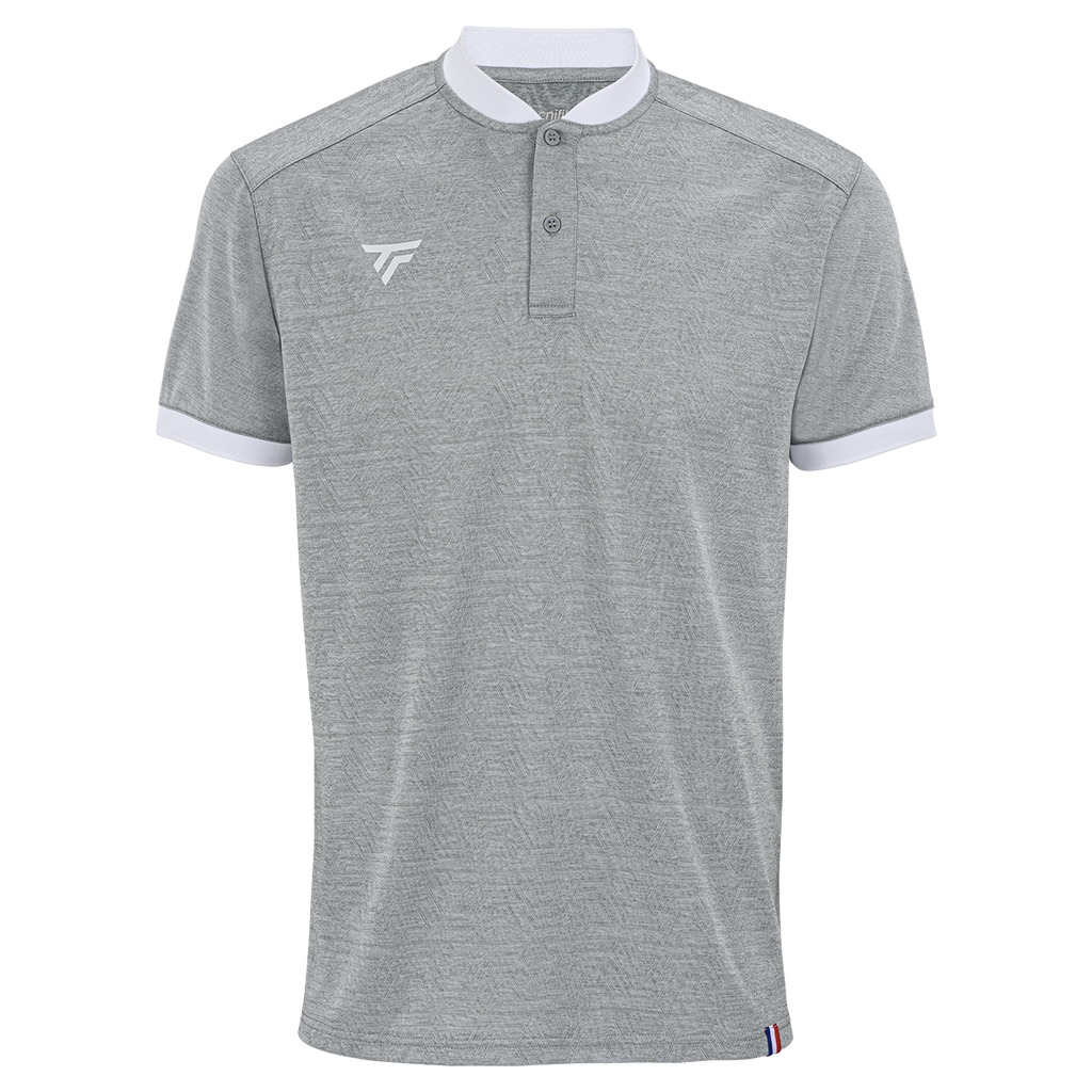 Tecnifibre Men's Team Mesh Polo Silver