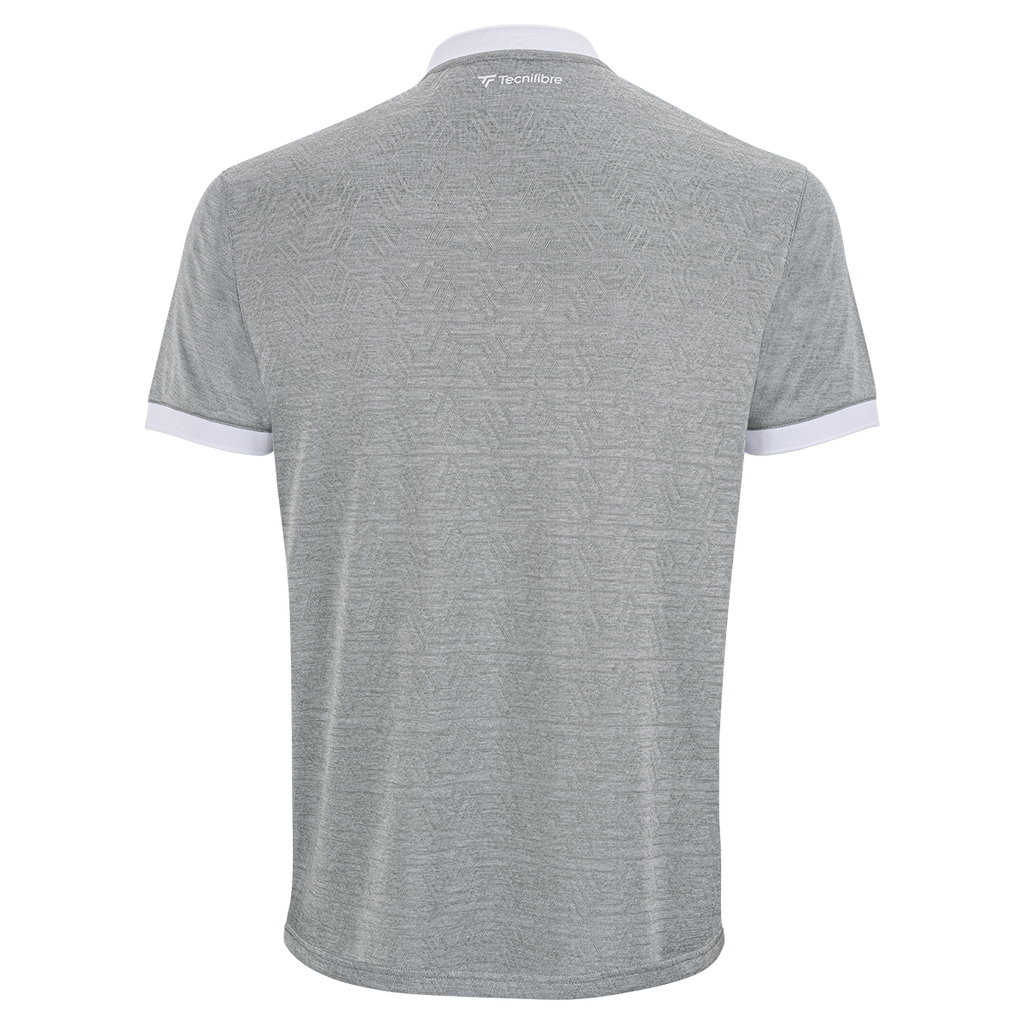 Tecnifibre Men's Team Mesh Polo Silver