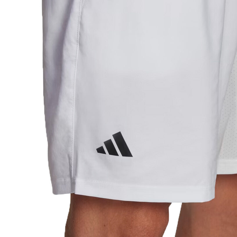 Adidas Men's Club 3 Stripe Shorts 24 White