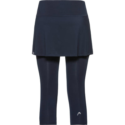 HEAD Women's Club 3/4 Tights Skort Dark Blue