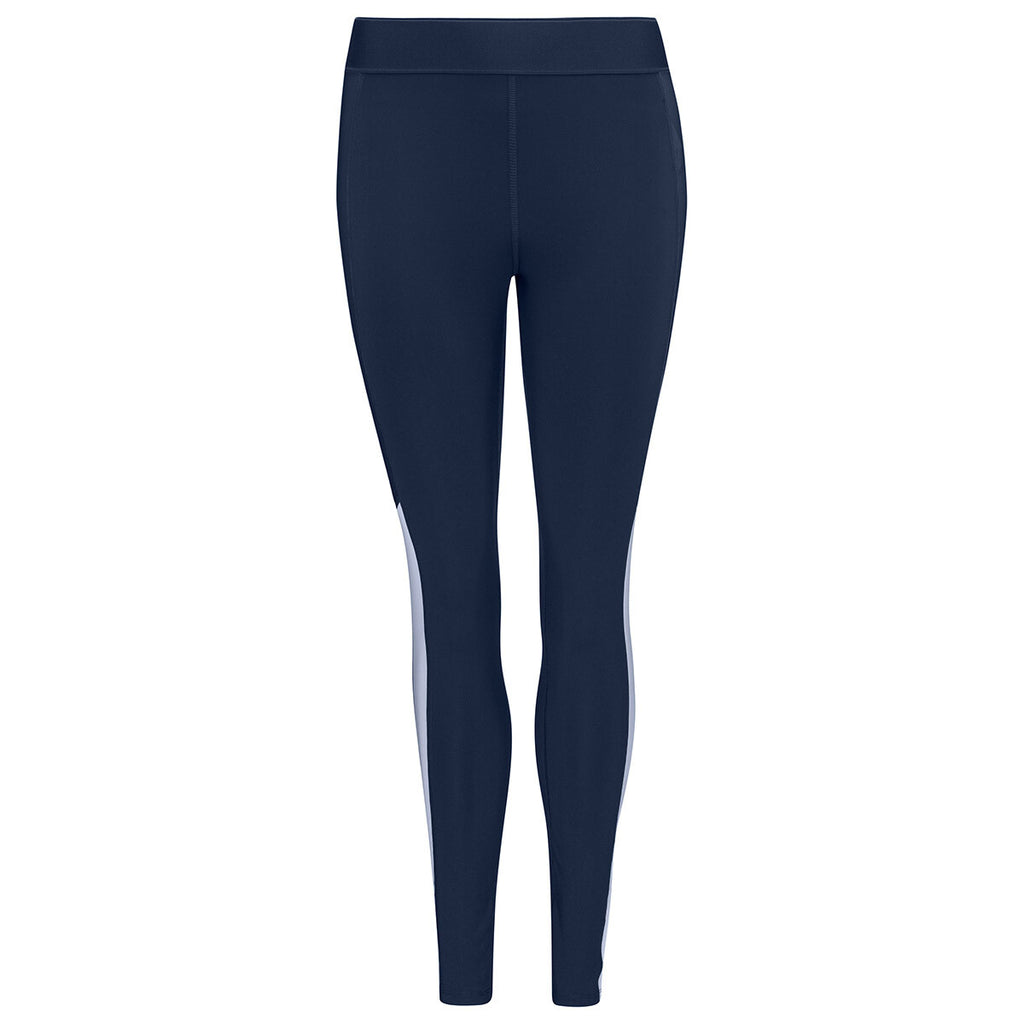 Head Women's Pep Tights Dark Blue White