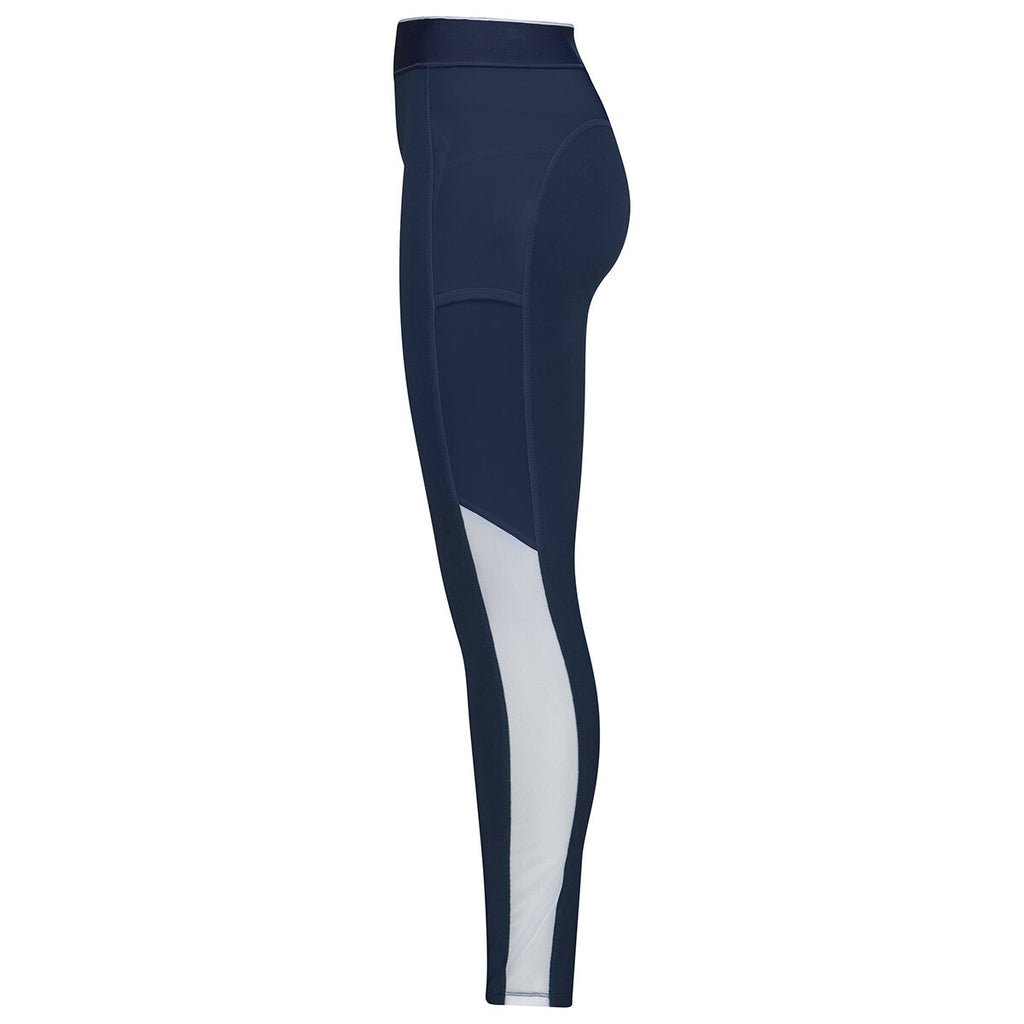 Head Women's Pep Tights Dark Blue White