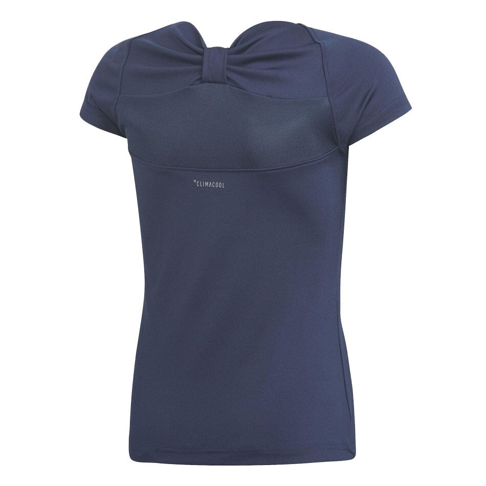 Adidas Girls' Ribbon Tee Navy