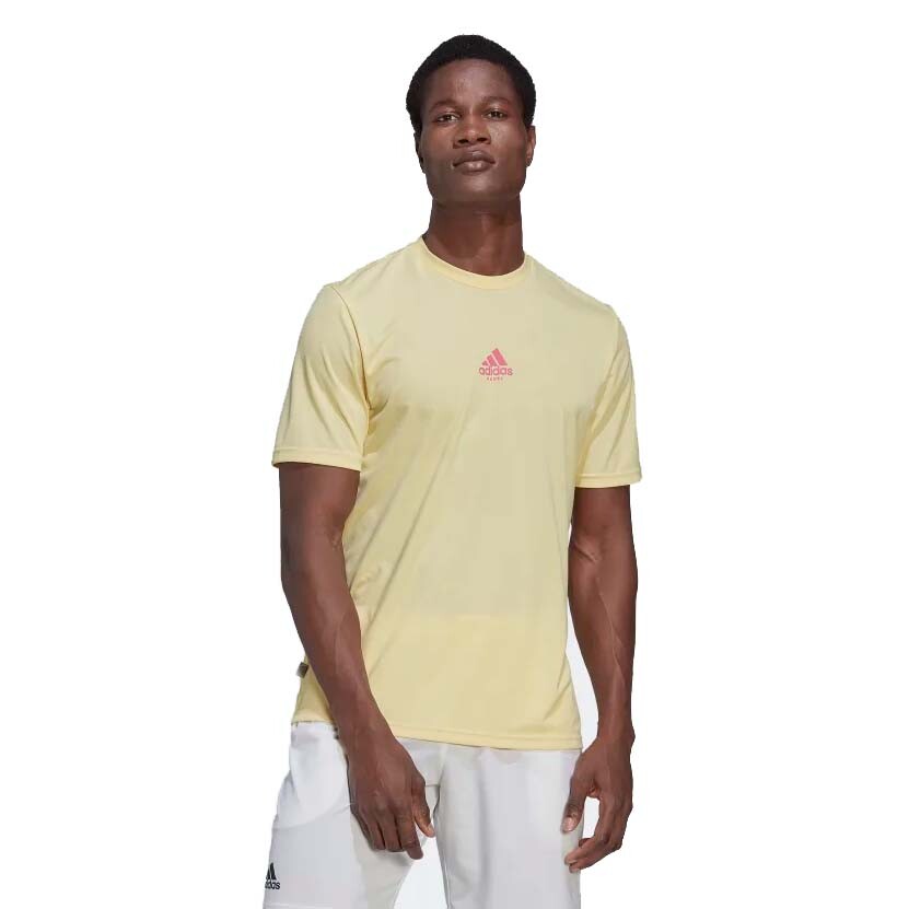 Adidas Men's Padel Category Tee Yellow