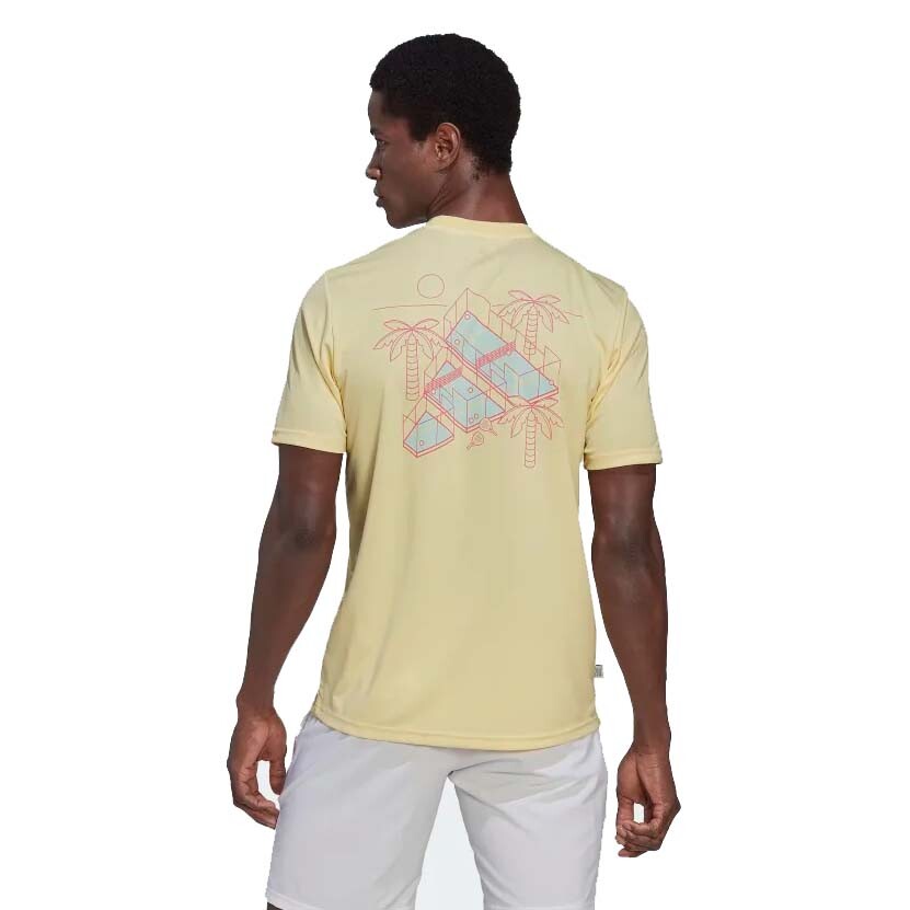 Adidas Men's Padel Category Tee Yellow