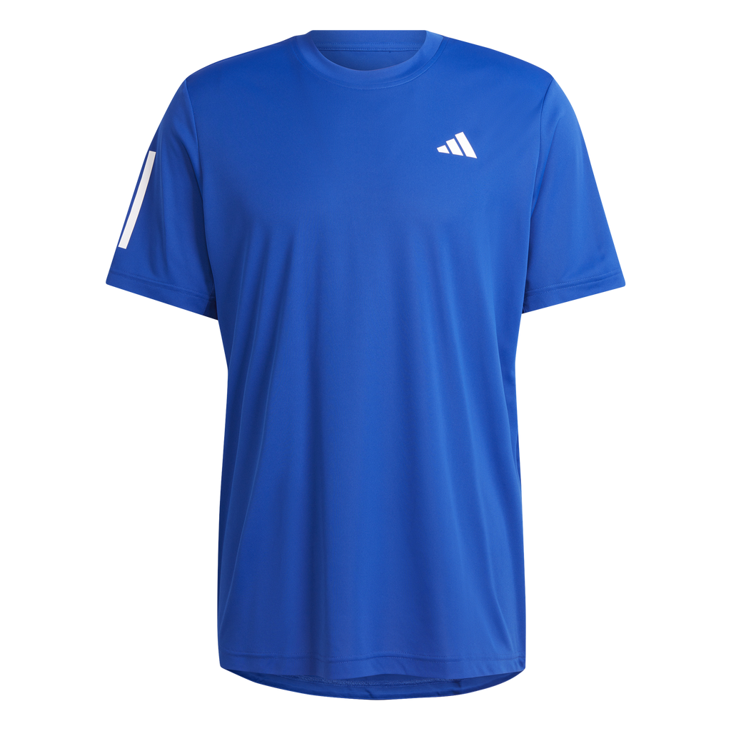 Adidas Men's Club 3 Stripe Tee Royal Blue