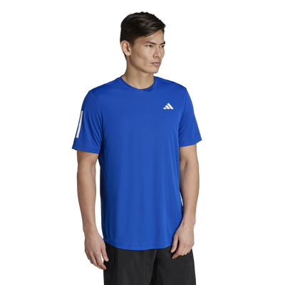 Adidas Men's Club 3 Stripe Tee Royal Blue