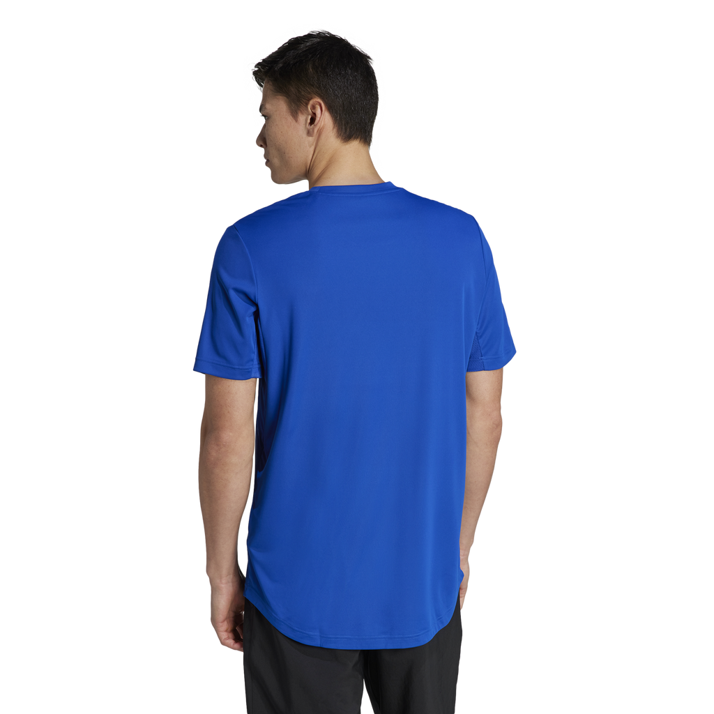 Adidas Men's Club 3 Stripe Tee Royal Blue