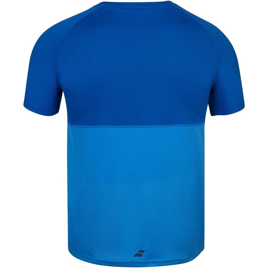 Babolat Boys Play Crew Neck Tee Blue Aster