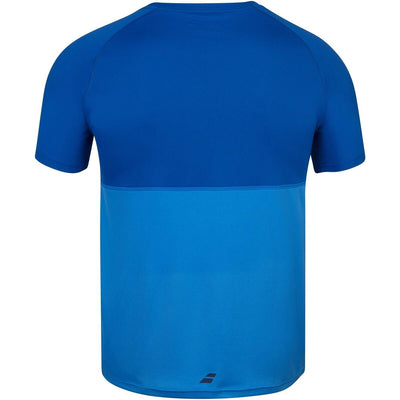 Babolat Boys Play Crew Neck Tee Blue Aster