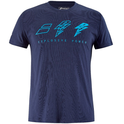 Babolat Men's Drive Cotton Tee Drive Blue