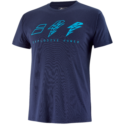 Babolat Men's Drive Cotton Tee Drive Blue