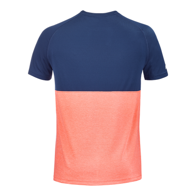 Babolat Men's Play Crew Neck Tee Fluo Strike Estate Blue