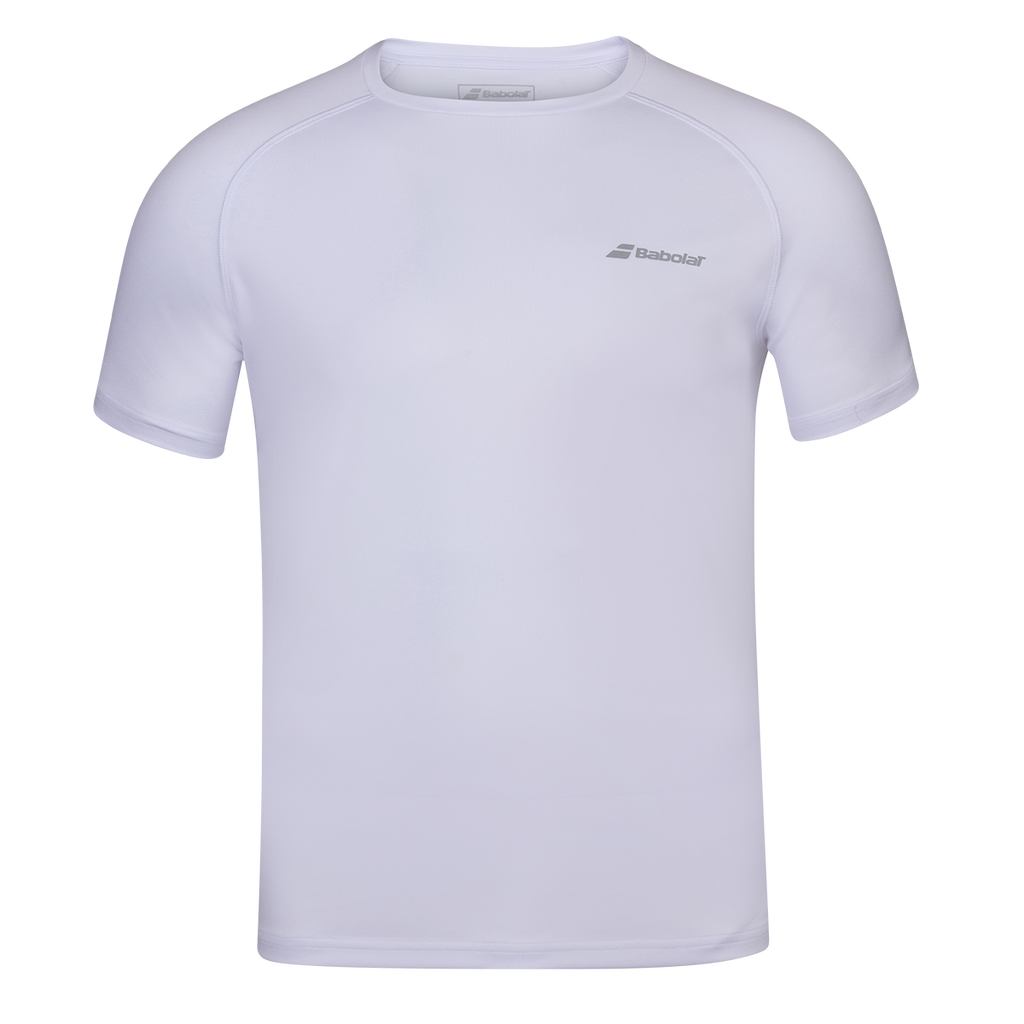 Babolat Men's Play Crew Neck Tee White