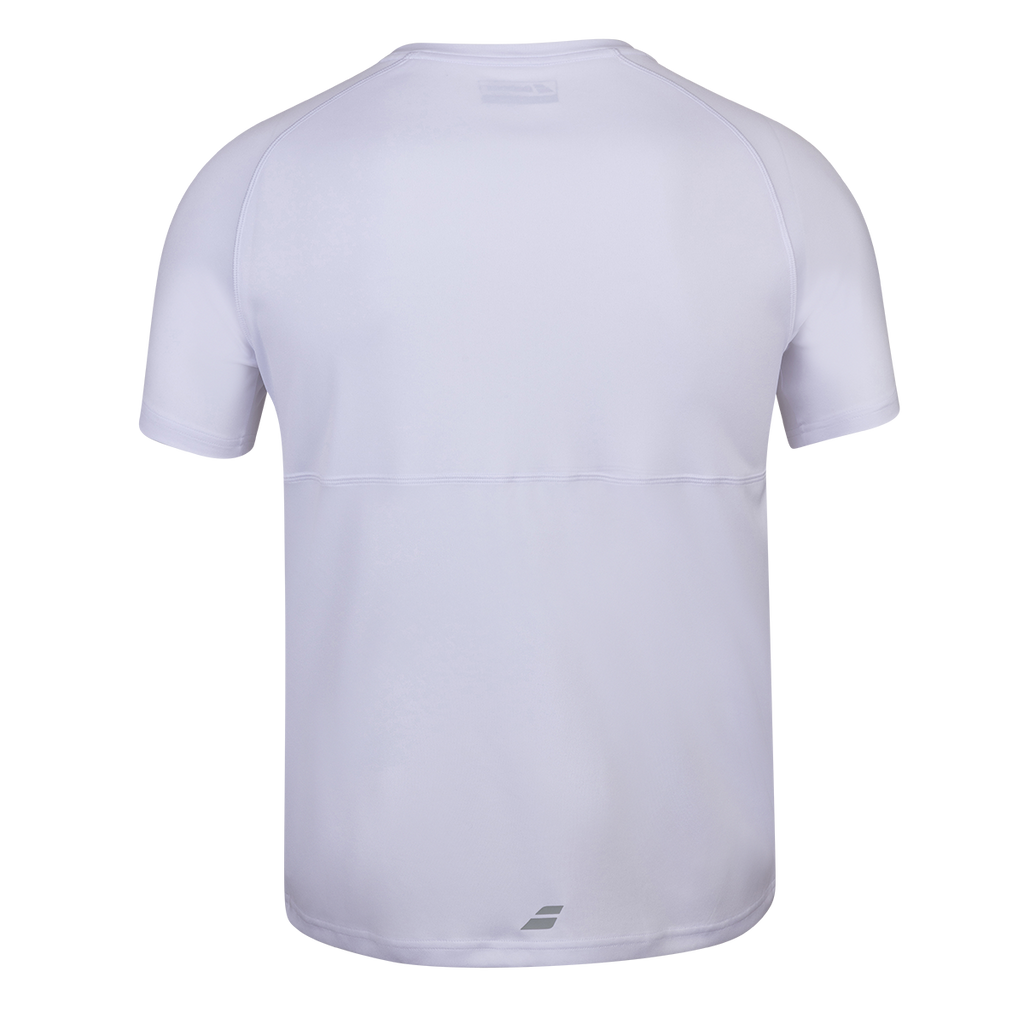 Babolat Men's Play Crew Neck Tee White