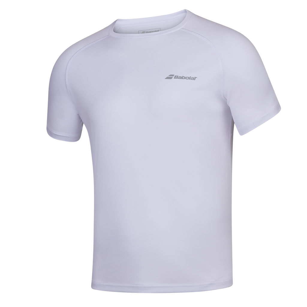 Babolat Men's Play Crew Neck Tee White