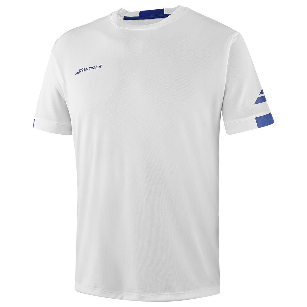 Babolat Men's Play Crew Neck Tee White 24