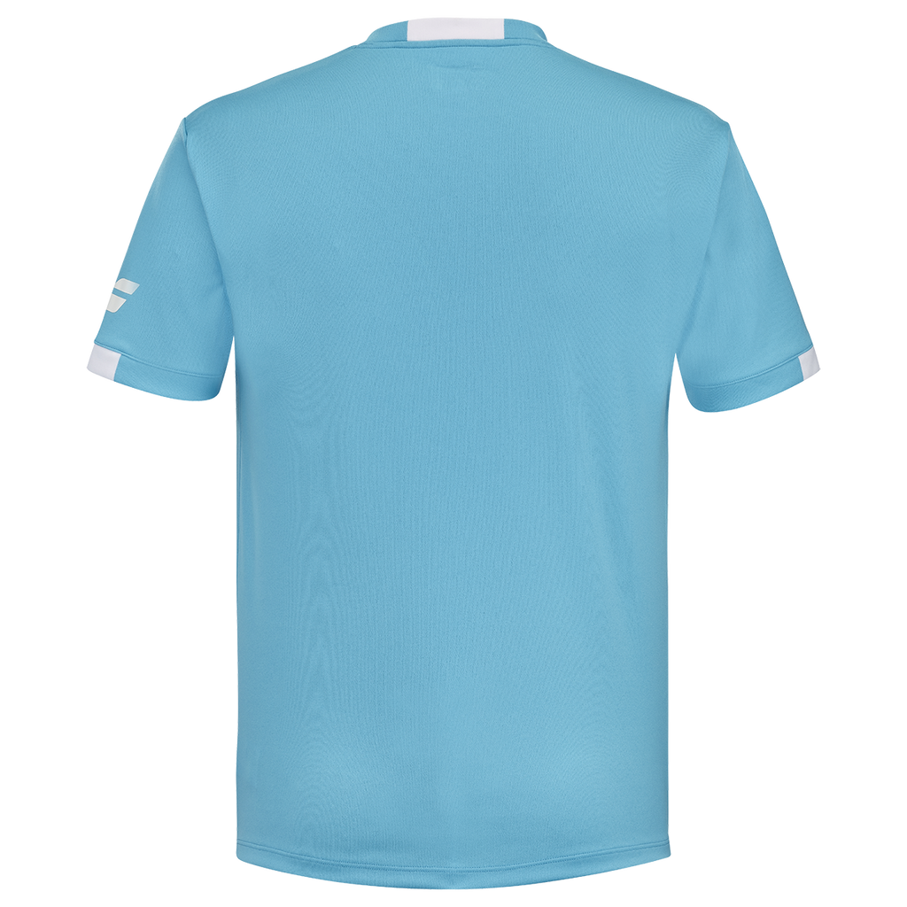 Babolat Men's Play Crew Neck Tee Cyan Blue 24