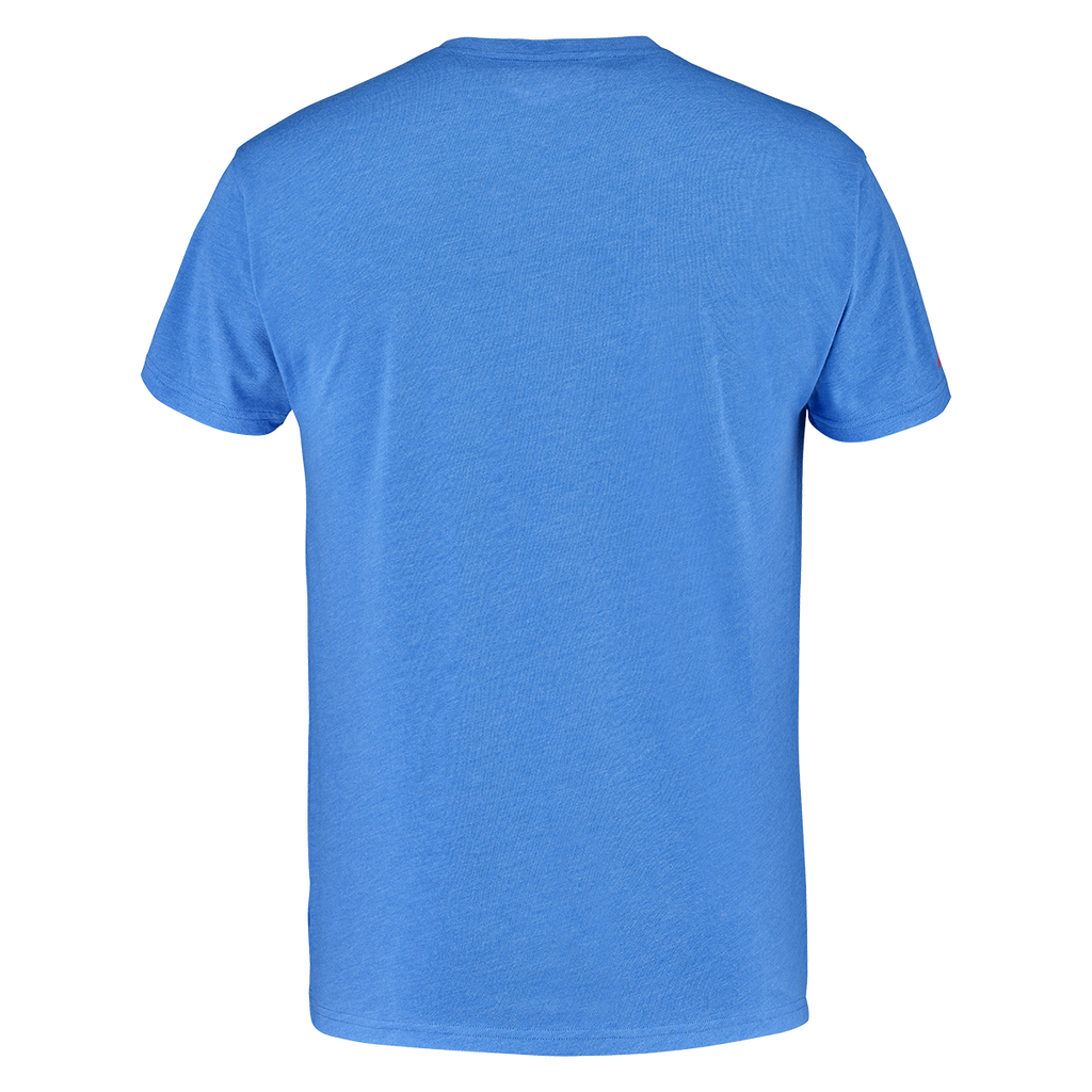 Babolat Men's Exercise Big Flag Tee French Blue Heather