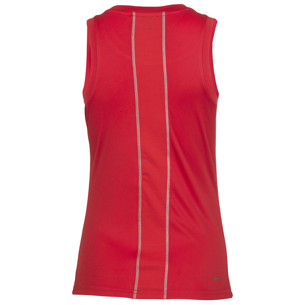 Dunlop Women's Club Tank Red