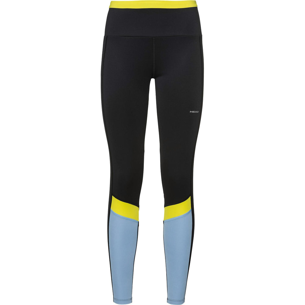 Head Women's Power Tights Black Sky Blue