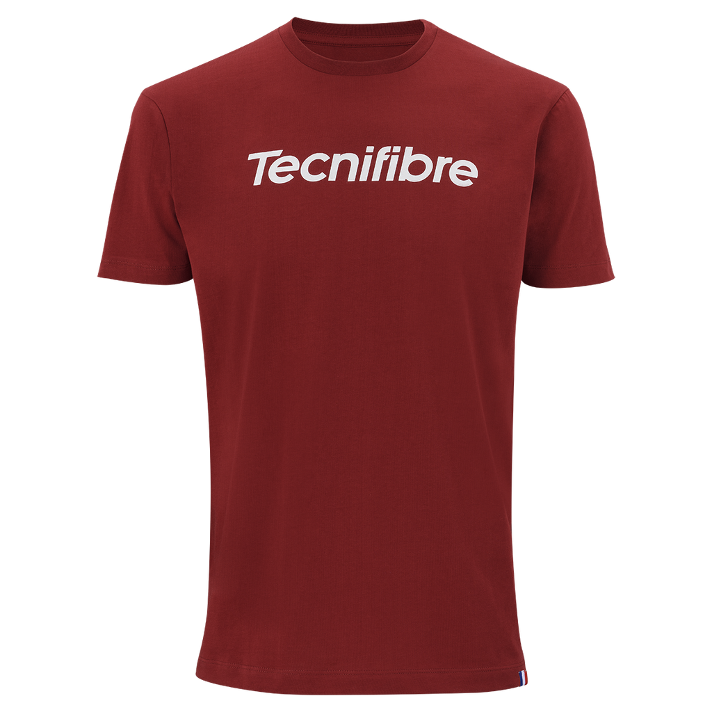 Tecnifibre Men's Club Cotton Tee Cardinal