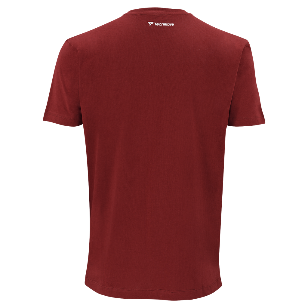 Tecnifibre Men's Club Cotton Tee Cardinal