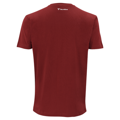 Tecnifibre Men's Club Cotton Tee Cardinal