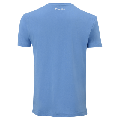 Tecnifibre Men's Club Cotton Tee Azur