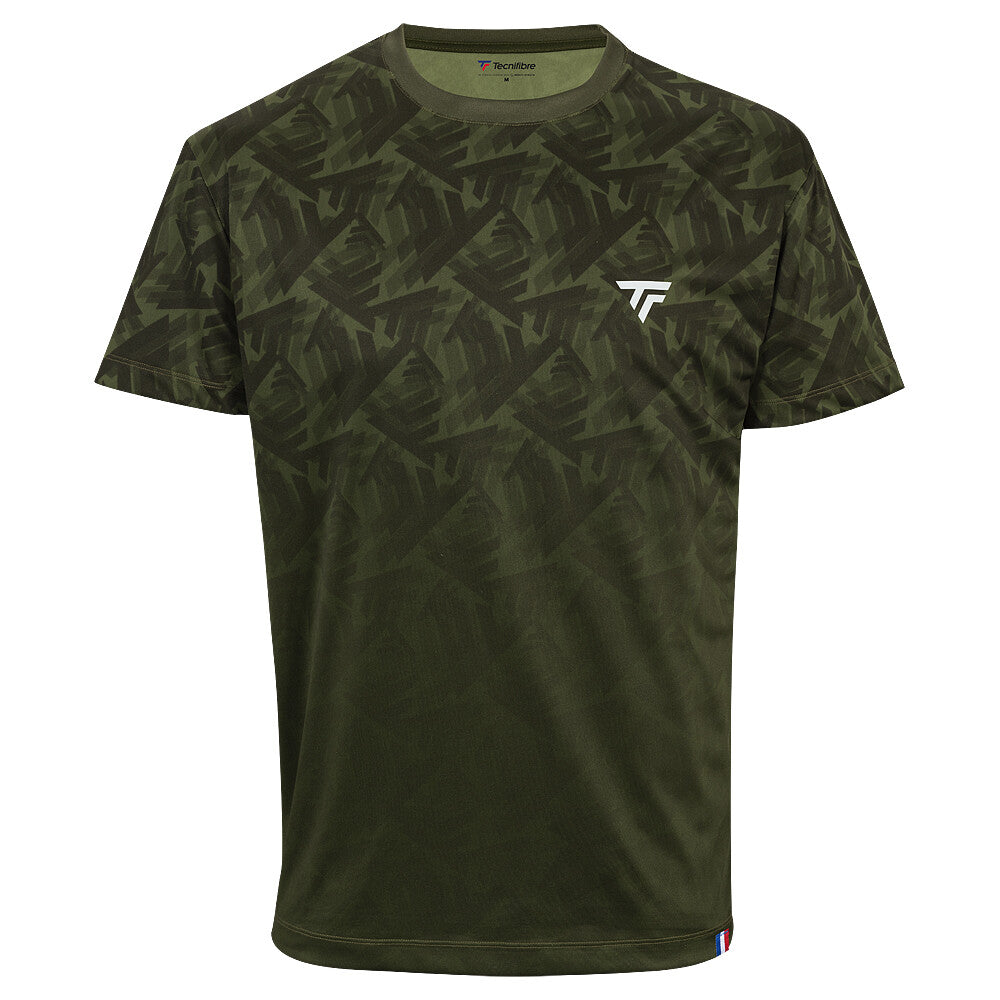 Tecnifibre Men's X-Loop Tee 2024 Green Camo